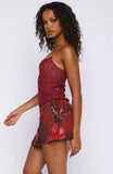 Nostalgic Dream Beaded Mini Skirt Endless Nights