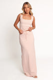 Beatrice Knitted Skirt Peach