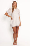 Giselle Mini Dress White Floral