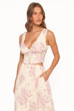 Tinsley Top Lavender Floral