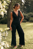 Eloise Lace Jumpsuit Black