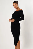 Charlotte Knitted Set Black