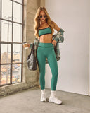 Power Surge Contrast Trim Leggings