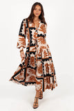 Jules Long Sleeve Dress Multi