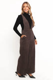 Yvettie Jumpsuit Brown