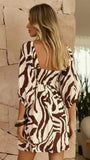 Annie Mini Dress Luna Mocha