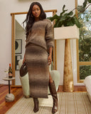 Cabin Bell Striped Knit Maxi Skirt