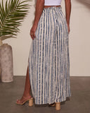 Jessey Abstract Side Slit Pants