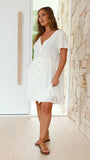 Courtney Mini Dress White