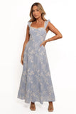 Ellise Midi Dress Blue