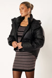 Tania Puffer Jacket Black