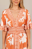 Silvio Maxi Dress Orange