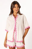 Wilson Short Set White Pink