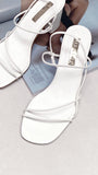 Yachi Heels White