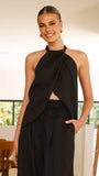 Melinda Halter Top Black