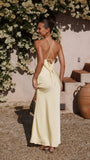 Chiara Maxi Dress Lemon