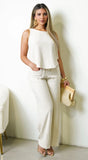 Cyrilla Linen Set Beige