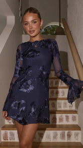 Lanesia Mini Dress Navy