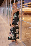 Anika Maxi Dress Black Floral