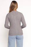 Quay Button Front Cardigan Heather Grey