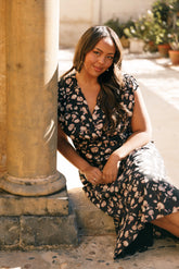 Amarlee Maxi Dress Black Floral