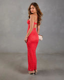 Dinner Date Lace Maxi Dress