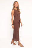 Peter Two Piece Set Chocolate Brown