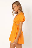 Sachie Cut Out Mini Dress Orange