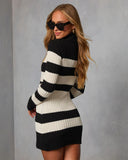 Rieley Knit Colorblock Mini Dress