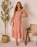Sunday Ease Tiered Midi Dress