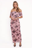 Indya Maxi Dress Pink Floral