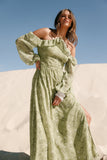 Alina Maxi Dress Sage Botanica