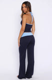 Glow Game Flare Pants Navy
