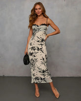 Ellie Floral Midi Dress