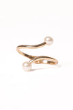 Petra Cuff Gold Pearl