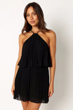 Magnolia Pleat Romper Black