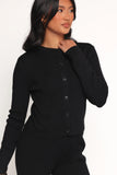 Elliot Knitted Pant Set Black