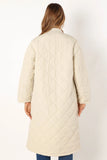 Clea Quilted Jacket Bone