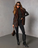 Frosted Berry Faux Fur Vest