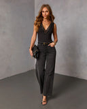 Marlyn Lace Trim Bodysuit