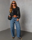 Brambelle Rigid High Rise Barrel Jeans