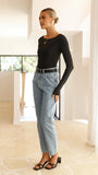 Cora Jeans Mid Blue Denim