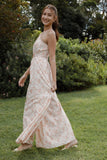 Madeira Jumpsuit Peach Ditsy Floral