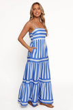 Emry Maxi Dress Blue Stripe