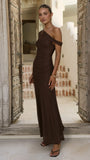 Malayah Maxi Dress Chocolate