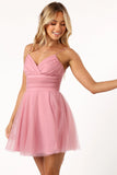 Kienna Tulle Mini Dress Pink