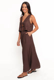 Captie Skirt Set Chocolate Brown