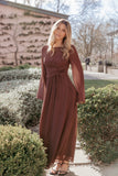 Samara Maxi Dress Brown