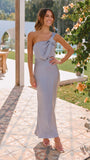 Greta Maxi Dress Steel Blue