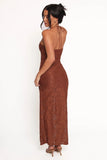 Tucker Midi Dress Brown